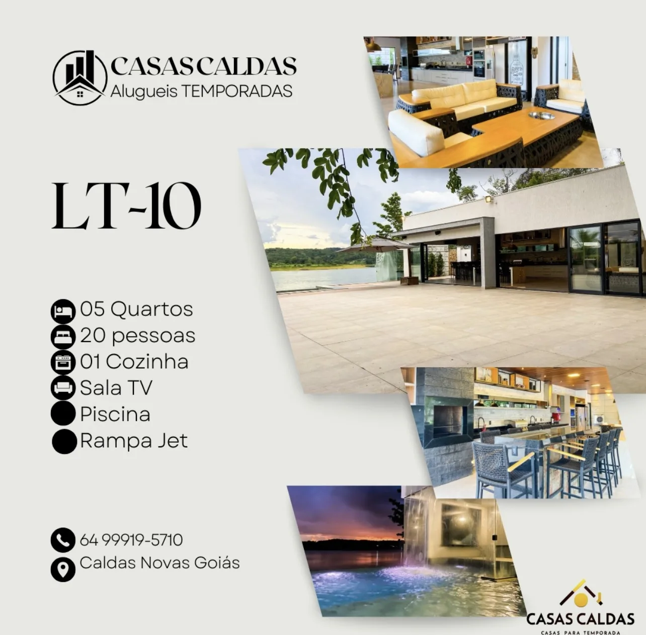Casa Casa LT-10 para aluguel de temporada em Caldas Novas